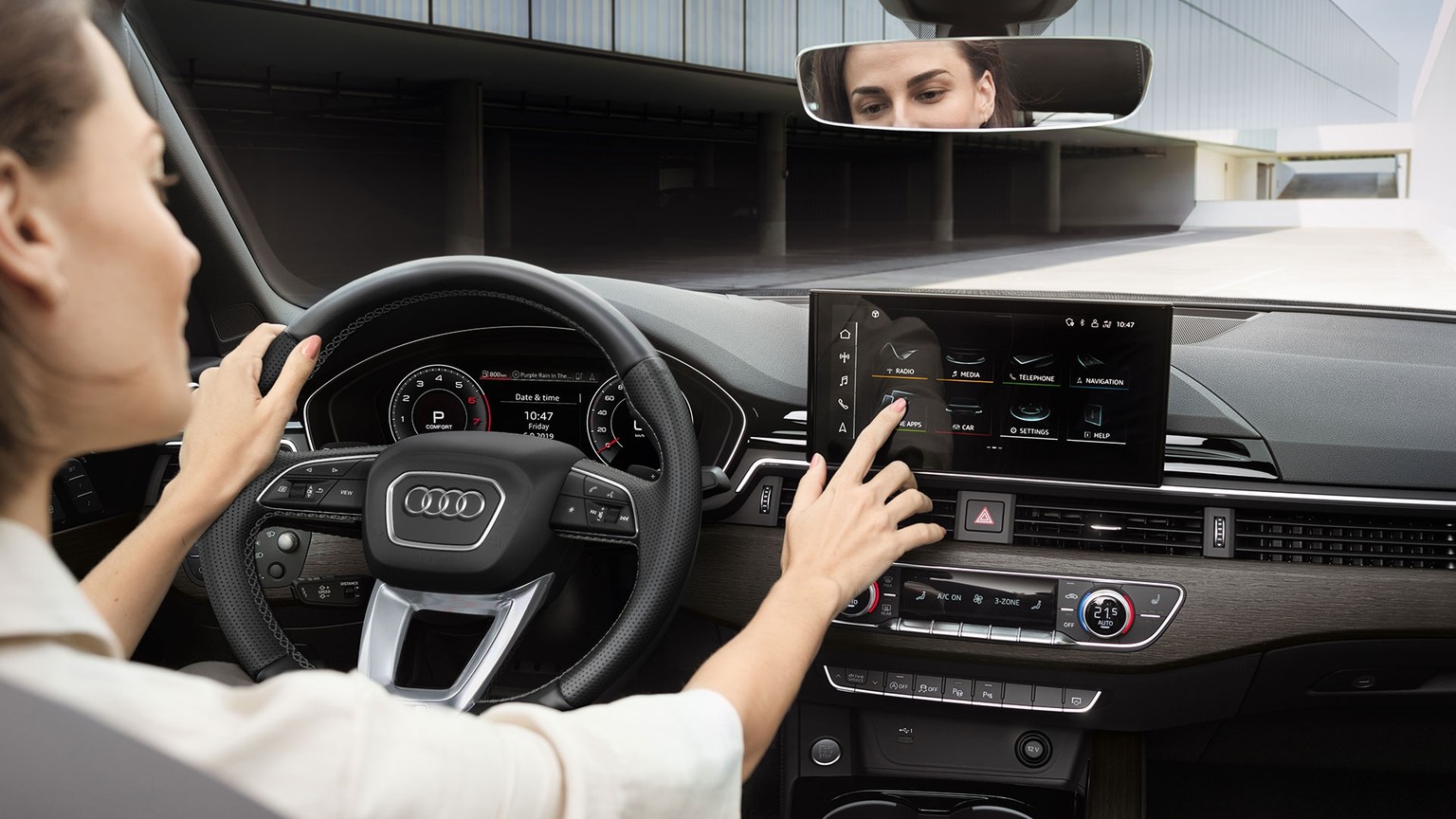 Audi A5 Cabriolet MMI touch display - Audi Australia